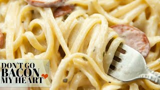 10 Minute Boursin Cheese Pasta [upl. by Aihsekin]