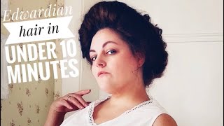 Edwardian hair in under 10 minutes [upl. by Schaefer]