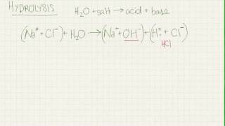 Hydrolysis Reactions [upl. by Llirrehs]