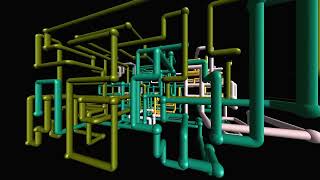 3D Pipes Screensaver  10 Hours  No Ads [upl. by Refanej]