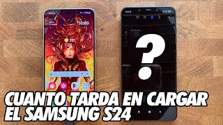 Cuanto Tiempo Tarda en Cargar el Samsung S24 [upl. by Kerwinn]