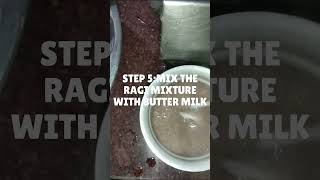 how to make ragi malt  ragimalt recipefood ragirecipes ragi maltcooking foodie [upl. by Cerf]