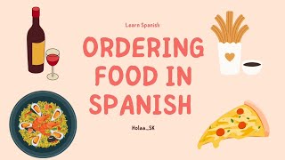 How To Order Food In Spanish🌮🇪🇦 [upl. by Sirrap]