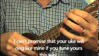 Tuning your ukulele quotF Bb D Gquot [upl. by Ocinemod]