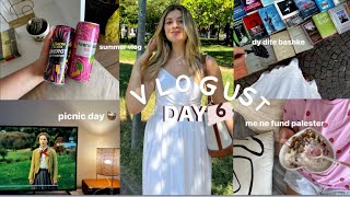 Piknik ne natyre pastroj dhomen receta gatimi supermarket haul VLOGUST DAY 6 [upl. by Beltran]