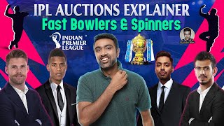 Brace Yourself for a Avesh Khan Bid War  IPL Auctions Explainer  Fast Bowlers  Spinners [upl. by Ymorej]