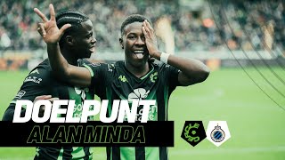 CERCLE BRUGGECLUB BRUGGE  SEIZOEN 20232024  GOAL Alan Minda 10 [upl. by Attayek]