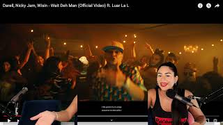 Darell Nicky Jam Wisin  Wait Deh Man ft Luar La L ReaccionPodcast [upl. by Beedon]