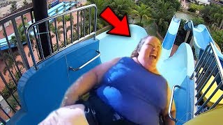 Top 10 MOST HILARIOUS Waterslide Fails Best amp Funniest Waterslides Fails [upl. by Nitsir]