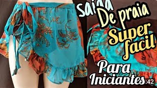 Como fazer ⭐️ Saída de praia SUPER FÁCIL E RÁPIDO PARA INICIANTES NA COSTURA costura diy [upl. by Erdna]