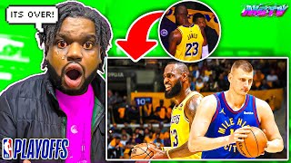 Lakers Fan Reacts To NUGGETS at LAKERS  FULL GAME 3 HIGHLIGHTS  April 25 2024 lakers nuggets [upl. by Lennad677]