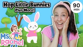 Hop Little Bunnies Hop Hop Hop  More Ms Rachel Nursery Rhymes amp Kids Songs [upl. by Ringler980]