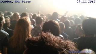 People singing The Final Countdown  HMV Forum London 09112012 [upl. by Alrrats768]