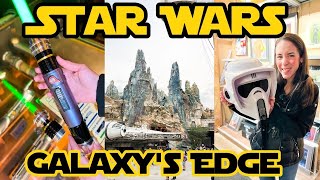 STAR WARS GALAXYS EDGE New Merch Tour December 2023  Hollywood Studios  Walt Disney World [upl. by Tonneson]