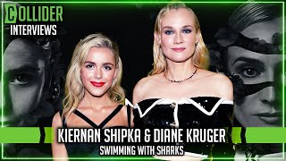 Kiernan Shipka amp Diane Kruger on Swimming with Sharks and Fun Moments From Set [upl. by Hartzke997]