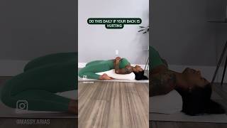 Do this daily for back painStretch with me mobility viral fitness stretching backpain workout [upl. by Htebyram]