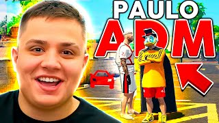 FINGI SER ADM e ROUBEI O POVO no GTA RP 😂 Paulinho o LOKO [upl. by Otrebtuc]