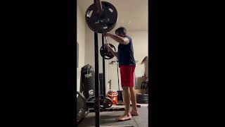 Deadlift 535x4stiff leg 435x4row275x4front squat paused 225x1250x1 shrug 405x4 ￼camera error [upl. by Cirtap]