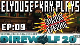 Direwolf20 121 Modpack Lets play  EP 9  BONUS EPISODE [upl. by Ariad]