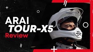 Arais latest adventure helmet the Arai TourX5  Review [upl. by Bernadette]