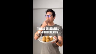 Trufas saludables con solo 4 ingredientes shorts [upl. by Mohkos]