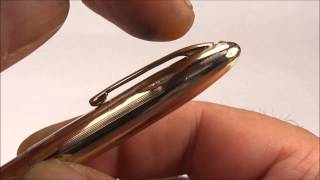 SHEAFFER SNORKEL METAL CAP REPAIR [upl. by Maibach]