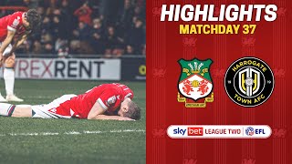 HIGHLIGHTS  Wrexham AFC vs Harrogate Town [upl. by Latreshia]