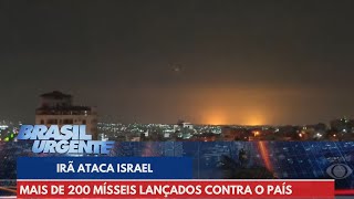 Israel promete atacar Irã após bombardeio em Tel Aviv  Brasil Urgente [upl. by Rosenberg]