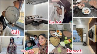 Huge dawat vlog  Eyes test krwayi shifa hospital se  1st time vote caste kya 🥹 [upl. by Adnicaj]