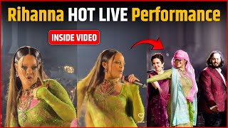 International Pop Star Singer Rihanna Sets Stage On Fire At Anant Ambani PreWedding  Inside Video [upl. by Ahseeyt]