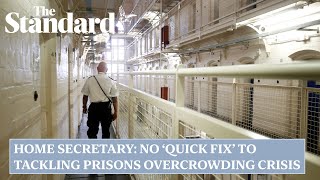 Home Secretary Yvette Cooper  no ‘quick fix’ to tackling prisons overcrowding crisis [upl. by Bartosch]