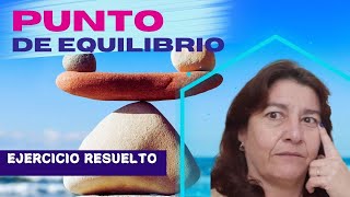 Cálculo del PUNTO de EQUILIBRIO👉  Costos FIJOS y VARIABLES  Representación GRÁFICA [upl. by Tnilk]