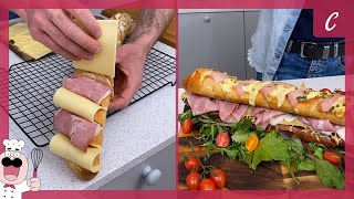 Baguette royale  Le sandwich dont tout le monde rêve 🙂 [upl. by Plossl]