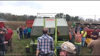 Young Farmer Bids For Claas 2100 Baler on Pennsylvania Farm Auction [upl. by Dolley]