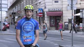 Citycyclingschool  Richtig Radfahren in der Stadt Wien [upl. by Ellebasi]