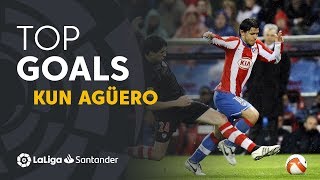 TOP 10 GOALS LaLiga Sergio Kun Agüero [upl. by Clementia]