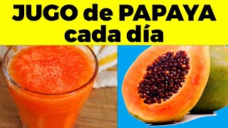 Esto te pasa por TOMAR JUGO DE PAPAYA EN AYUNO todos los días [upl. by Ponce183]