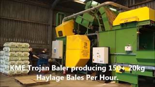 Haylage BaleRepacking system round bales [upl. by Agathy]