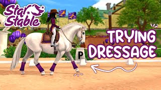 Trying Dressage For The First Time ⭐ Star Stable [upl. by Olaf791]