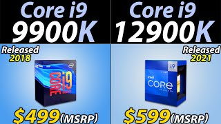 i99900K vs i912900K  How much PERFORMANCE improvement [upl. by Hillel145]