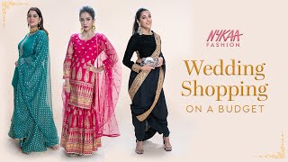 Wedding Season Shopping On A Budget  Affordable Wedding Looks  Nykaa Fashion [upl. by Lust96]