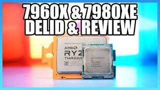 i97980XE amp 7960X Review Delidded Thermals Power amp Performance [upl. by Katine178]