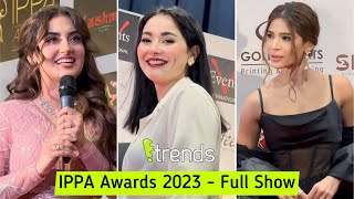 Hania Amir Hiba Bukhari Humayun Saeed Ayesha Omar at IPPA Awards 2023  Manchester [upl. by Winfield945]