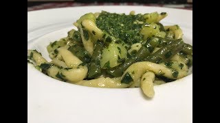 Trofie al Pesto con Patate e Fagiolini [upl. by Namzed]