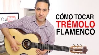 CÓMO TOCAR TRÉMOLO FLAMENCO Jerónimo de Carmen TUTORIAL Guitarraflamenca [upl. by Lapides]