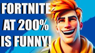 Fortnite But Speed Is 200 [upl. by Arikahc]