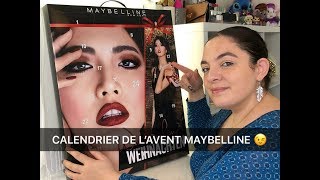 CALENDRIER DE LAVENT 2018 quot MAYBELLINE NEW YORK quot [upl. by Alyat]