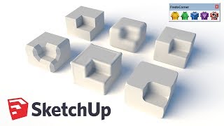 FredoCorner extension  Sketchup tutorial [upl. by Jozef]