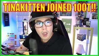 Ryan Higas Reaction to TinaKitten Joining 100 Thieves [upl. by Goddart]