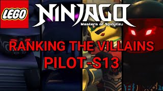 Ninjago Villains Ranked PilotS13😈😈 [upl. by Damon]